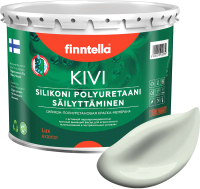 Краска Finntella Kivi Pinnattu / F-11-1-3-FL055 (2.7л, светло серо-зеленый) - 