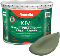 Краска Finntella Kivi Oliivi / F-11-1-3-FL021 (2.7л, темно-зеленый) - 