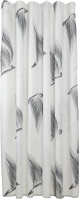 Шторка-занавеска для ванны Sealskin TXT Birds 800141 (180x200, черный/белый) - 
