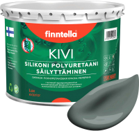 Краска Finntella Kivi Salvia / F-11-1-3-FL051 (2.7л, серо-зеленый) - 