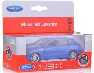 Масштабная модель автомобиля Welly Maserati Levante / 3844466 (синий)