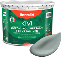 Краска Finntella Kivi Sammal / F-11-1-3-FL052 (2.7л, серо-зеленый) - 