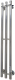 Полотенцесушитель электрический Маргроид Inaro СНШ 150x6x12 3 крючка (таймер справа) - 