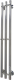 Полотенцесушитель электрический Маргроид Inaro СНШ 100x6x12 6 крючков (таймер справа) - 