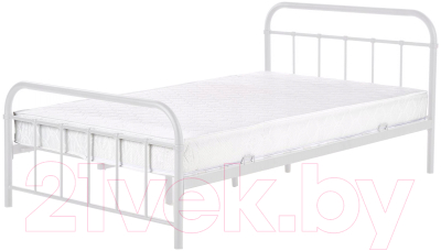 Односпальная кровать Halmar Linda 90x200 (белый)