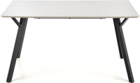 Обеденный стол Halmar Balrog 2 140-180x80x77 (светло-серый/черный) - 
