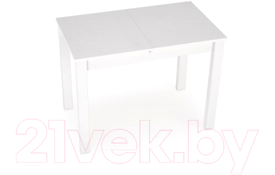 Обеденный стол Halmar Gino 100-138x60x75 (белый/белый)