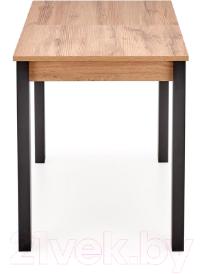 Обеденный стол Halmar Gino 100-138x60x75 (дуб вотан/черный)