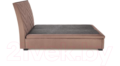Двуспальная кровать Halmar Continental 160x200 (Monolith 09 бежевый)