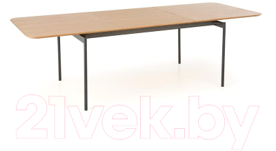 Обеденный стол Halmar Smart 170-250x100x76 (дуб натуральный/черный)