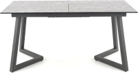 Обеденный стол Halmar Tiziano 160-210x90x76 (светло-серый/темно-серый) - 