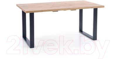 Обеденный стол Halmar Venom 135-185x85x74 (дуб вотан/черный)