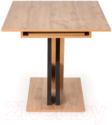Обеденный стол Halmar Xarelto 130-175x85x76 (дуб вотан/черный)