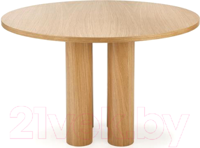 Обеденный стол Halmar Elefante Okragly 120x77 (дуб натуральный)