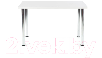 Обеденный стол Halmar Modex 120 120x68x75 (белый/хром)
