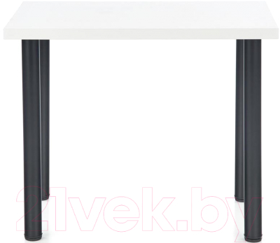 Обеденный стол Halmar Modex 2 90x60x75 (белый/черный)