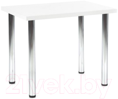 Обеденный стол Halmar Modex 90 90x60x75 (белый/хром)