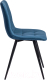 Миниатюра изображения товара Стул Tetchair Chilly 45x53x88 ткань/металл (синий Barkhat 29/черный)