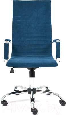 Кресло офисное Tetchair Urban флок (синий)