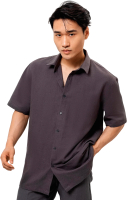 Рубашка Mark Formelle 111847 (р.96-188, коричнево-серый) - 