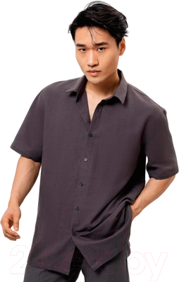 Рубашка Mark Formelle 111847 (р.96-188, коричнево-серый)