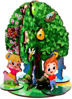 Изображение товара Развивающий игровой набор Лесная мастерская Магнитная яблоня / 4276383