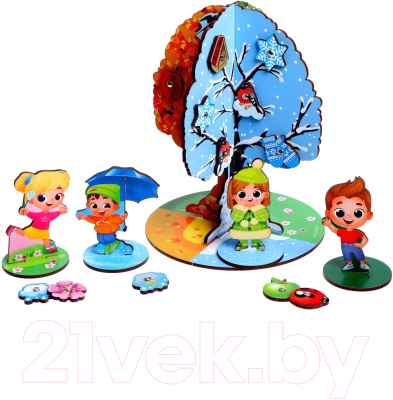 Изображение товара Развивающий игровой набор Лесная мастерская Магнитная яблоня / 4276383