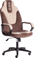 Кресло геймерское Tetchair Neo 2 флок (коричневый/бежевый) - 