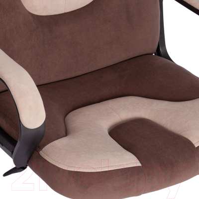 Кресло геймерское Tetchair Neo 2 флок (коричневый/бежевый)