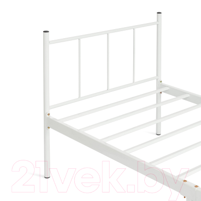 Односпальная кровать Tetchair Rowenta 90x200 (белый)
