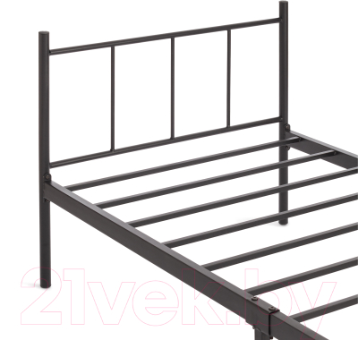 Односпальная кровать Tetchair Rowenta 90x200 (черный)