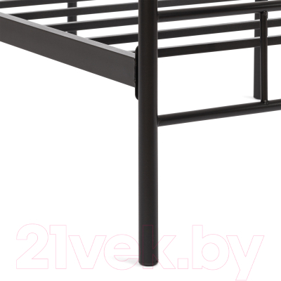 Односпальная кровать Tetchair Rowenta 90x200 (черный)