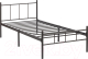 Односпальная кровать Tetchair Rowenta 90x200 (черный) - 