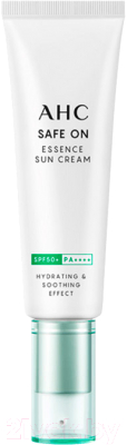 Крем солнцезащитный AHC С экстрактом Центеллы Safe On Essence Sun Cream SPF50+ PA++++ (50мл)