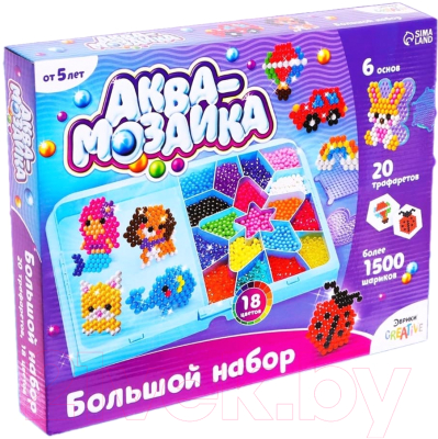 Развивающая игра Эврики Аквамозаика. Большой набор / 7009659