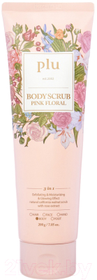Скраб для тела PLU Body Scrub Pink Floral С экстрактом розмарина (200г)