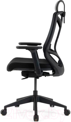 Кресло офисное Chair Meister Nature II 3D с подлокотниками слайдер (черный/черный)