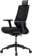 Кресло офисное Chair Meister Nature II 3D с подлокотниками слайдер (черный/черный) - 