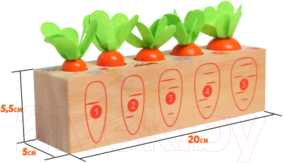 Развивающий игровой набор Sima-Land Посади разные морковки / 5492095