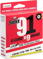 

Леска плетеная, 91 Braid 0.148мм 7.2кг / S91148GR150