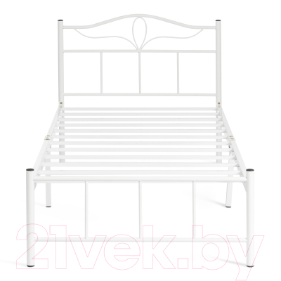 Односпальная кровать Tetchair Lucy 90x200 (белый)