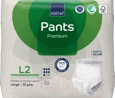 Трусы впитывающие для взрослых Abena Pants L2 Premium (15шт)