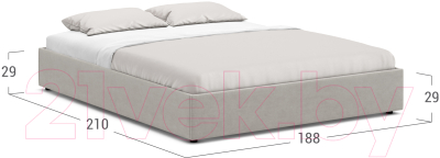 Двуспальная кровать Moon Family 1260 / К004155