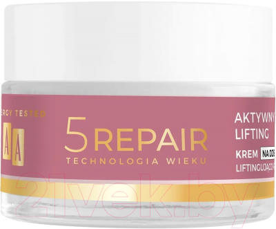 Крем для лица AA Age Technology 5 Repair Дневной Лифтинг и сияние 50+ (50мл)