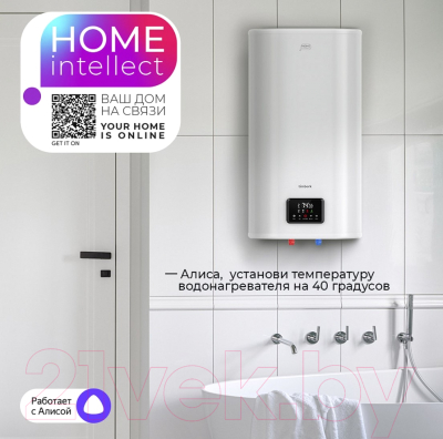 Накопительный водонагреватель Timberk Home Intellect T-WSS30-N72-V-WF