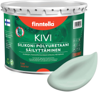 Краска Finntella Kivi Paistaa / F-11-1-3-FL038 (2.7л, бледно-бирюзовый) - 