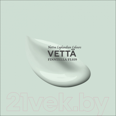 Краска Finntella Kivi Vetta / F-11-1-3-FL039 (2.7л, бледно-бирюзовый)