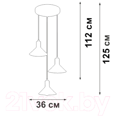 Люстра Vitaluce V4785-0/3S