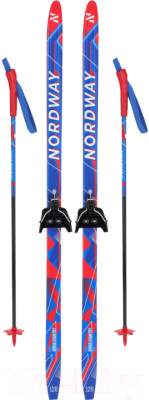 Комплект беговых лыж Nordway Q0SMMEOI5Z / 116717-MX (р.140, мультицвет)