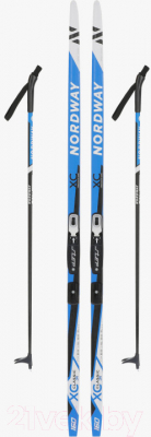 Комплект беговых лыж Nordway E6R1RL0HZ5 / 116723-3M (р.160, синий)
